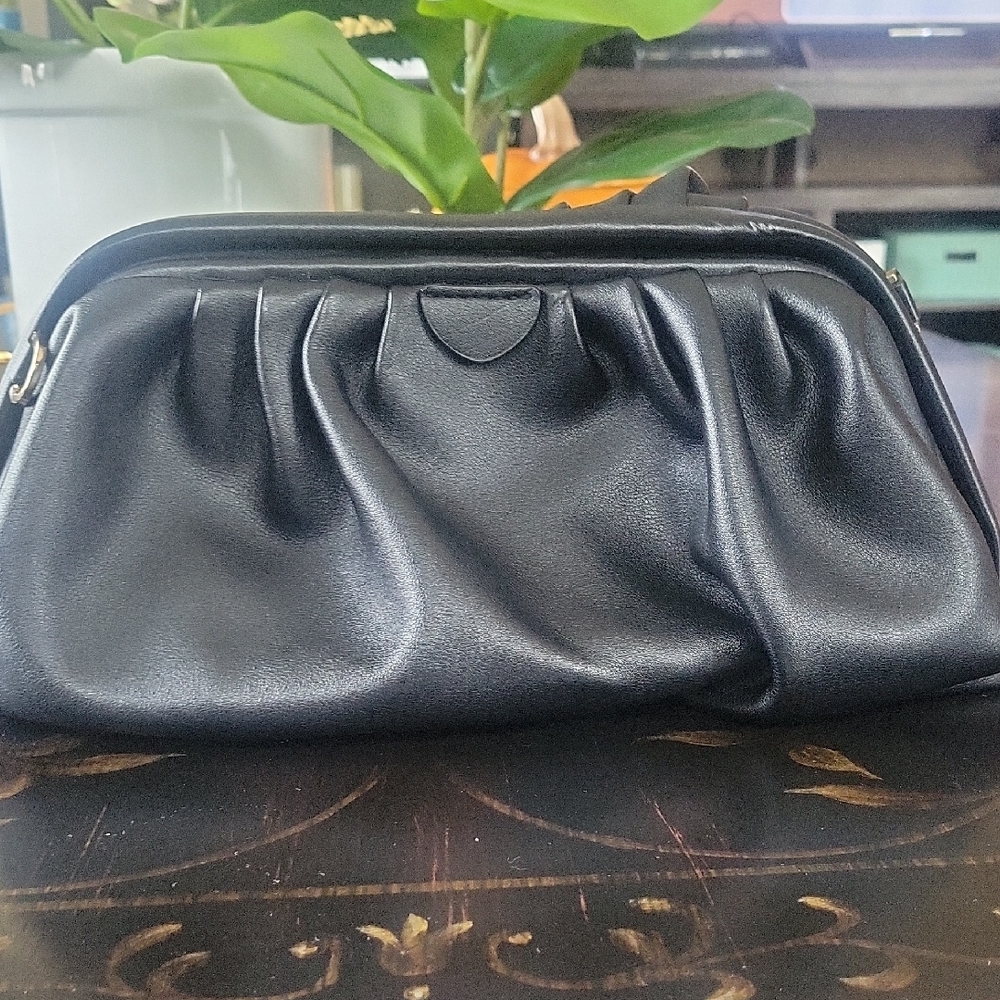 a new day Black Clutch Bag